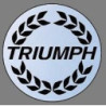 STICKER TRIUMPH centre roue diam  50 mm