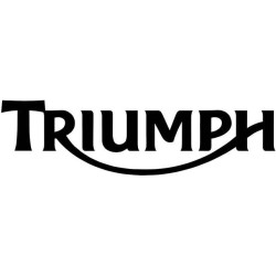 STICKER TRIUMPH logo noir L 100 H 30 mm