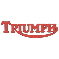 STICKER TRIUMPH logo rouge...