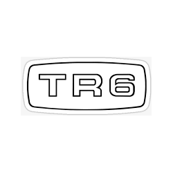 STICKER TRIUMPH logo TR6...