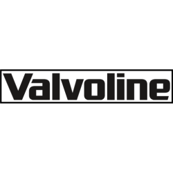 STICKER VALVOLINE lettrage cadre noir L 100 H 20 mm