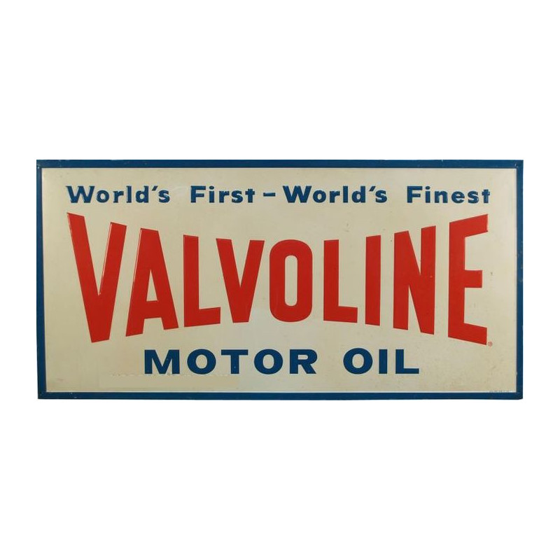 Autocollant VALVOLINE wordls first  L 100 H 50 mm