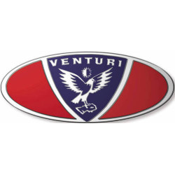 STICKER VENTURI logo ovale  L 100 H 40mm