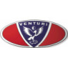 STICKER VENTURI logo ovale  L 100 H 40mm