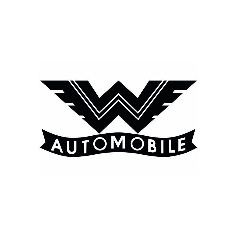 STICKER WANDERER Automobiles noir L 100 H 50 mm