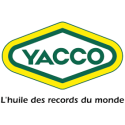 STICKER YACCO logo huile record monde L 100 H 65 mm