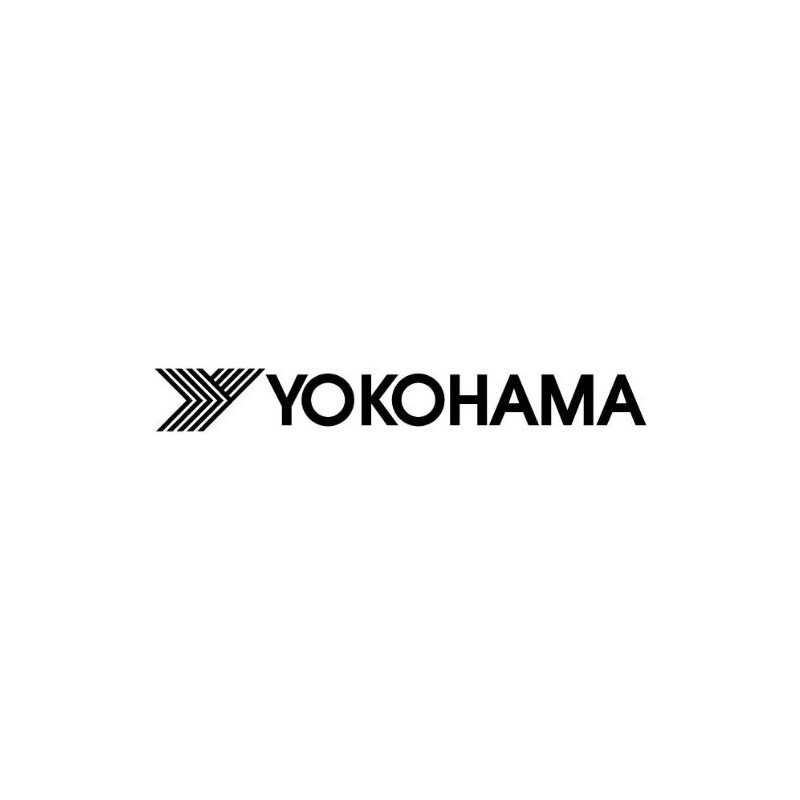 STICKER YOKOHAMA logo noir L 100 H 14 mm