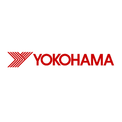 STICKER YOKOHAMA logo rouge L 100 H 14 mm