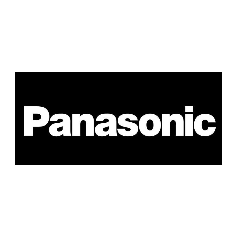 STICKER PANASONIC-logo blanc fond noir L 115 H 20 mm