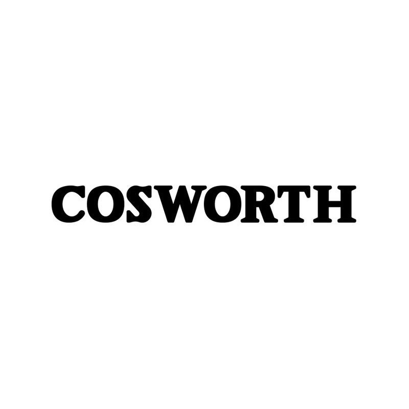 STICKER COSWORTH logo noir L 100 H 20 mm