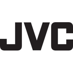 STICKER JVC logo noir L 105 H 40 mm