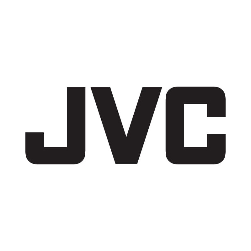 Autocollant JVC logo noir L 105 H 40 mm