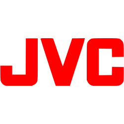 STICKER JVC logo rouge L 105 H 40 mm