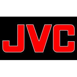 STICKER JVC logo rouge/noir...