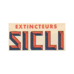 STICKER SICLI Extincteurs L 100 h 60 mm