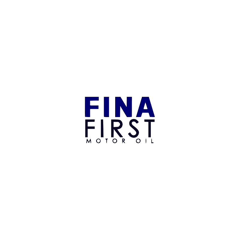 STICKER FINA FIRST logo L 300 H 200 mm