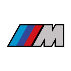 Autocollant BMW Logo Motorsport L 100 H 40 mm