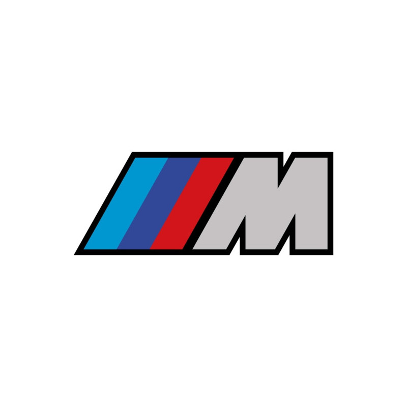 Autocollant BMW Logo Motorsport L 100 H 40 mm