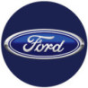 STICKER FORD-centre de roue bleu diam 55 mm