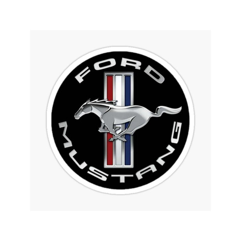 STICKER FORD-Mustang centre de roue diam 55 mm