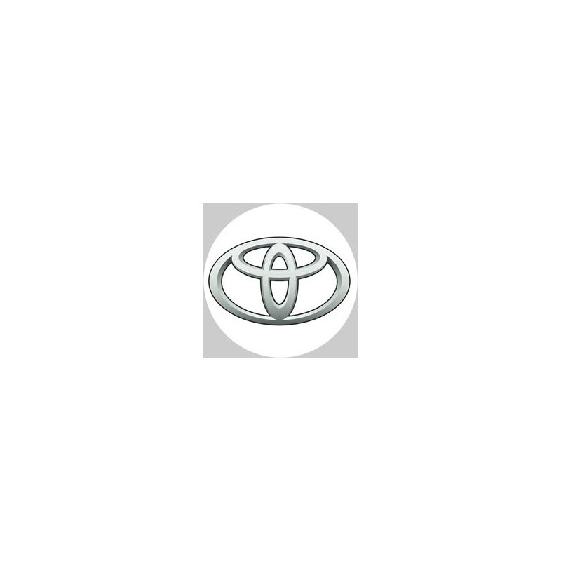 STICKER TOYOTA centre de roue gris diam 55 mm