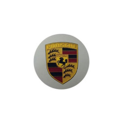 STICKER PORSCHE centre de roue -944-944-ecusson argent