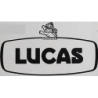 STICKER LUCAS embleme L 125 H 70 mm