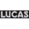 STICKER LUCAS logo noir L 100 H 27 mm