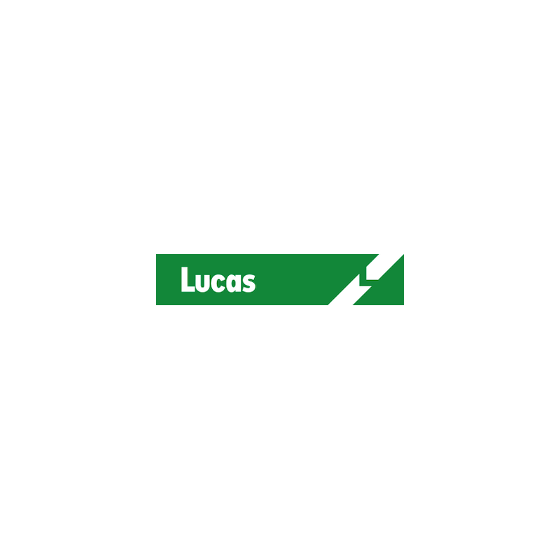 STICKER LUCAS Logo vert L 125 H 25 mm