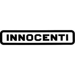 STICKER INNOCENTI-Logo bords noirs L 100 H 20 mm