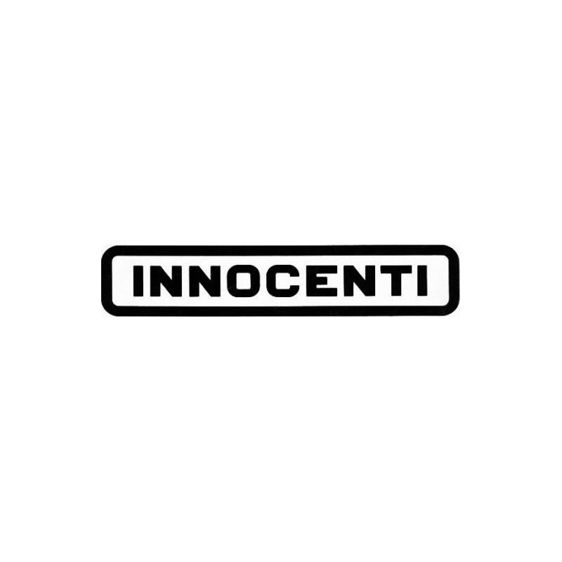 STICKER INNOCENTI-Logo bords noirs L 100 H 20 mm