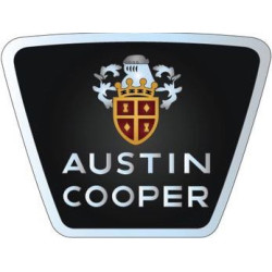 STICKER MINI Austin Cooper Logo embleme L 100 H 75mm