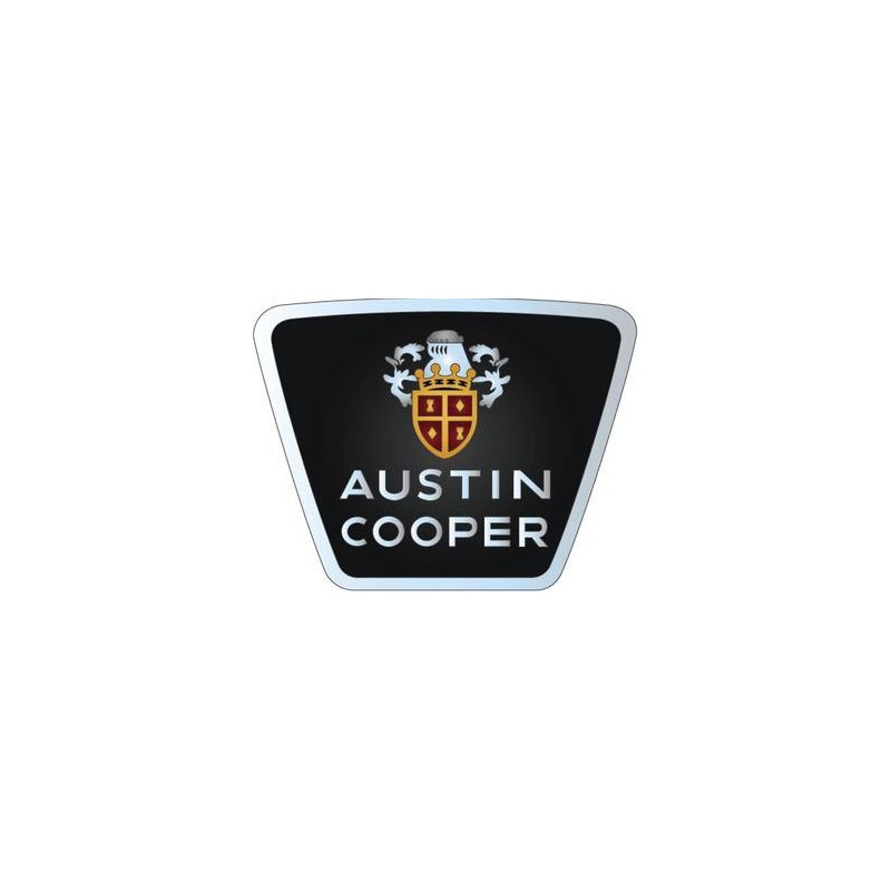 STICKER MINI Austin Cooper Logo embleme L 100 H 75mm