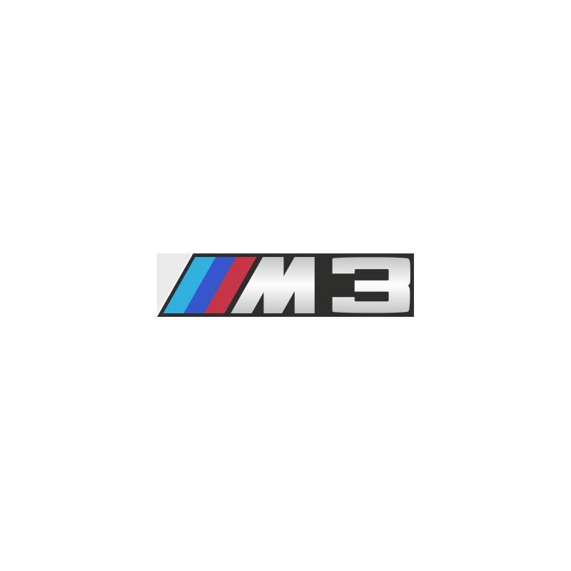 Autocollant BMW Logo M3 L 60 H 20 mm