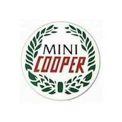 STICKER MINI COOPER vert centre roue diam 50 mm