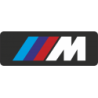 Autocollant BMW logo M L40 H15 mm