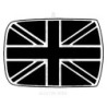 STICKER MINI Union Jack noir/blanc L 1400 l 950 mm