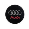 STICKER AUDI centre de roue noir diam 55 mm