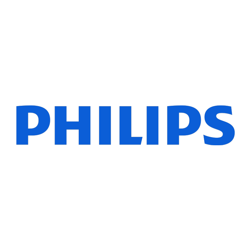 STICKER PHILIPS lettrage bleu L 200 H 40 mm