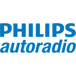 STICKER PHILIPS logo  AUTORADIO L 335 H 130 mm