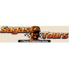 STICKER SAGASTOURS logo classics endurance series  L 100 H 25 mm