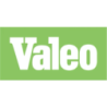 Autocollant VALEO logo blanc fond vert L 100 H 50 mm