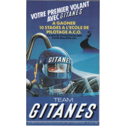 STICKER GITANES team jeu...