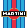 STICKER LANCIA MARTINI bande Autocollant L 910 H 1000  mm