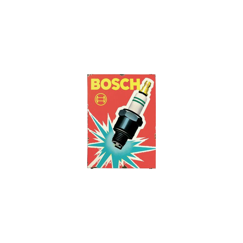 STICKER BOSCH la bougie L 100mm H 200