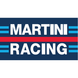 STICKER MARTINI Racing logo rectangle L 125 H 70 mm