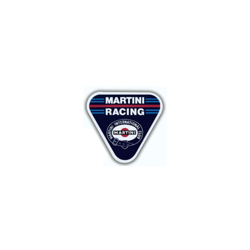 STICKER MARTINI triangle martini international club  logo L 100 H 100 mm