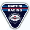 STICKER MARTINI triangle martini international club  logo L 100 H 100 mm